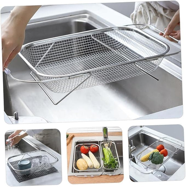 Over-Sink Colander Strainer Basket