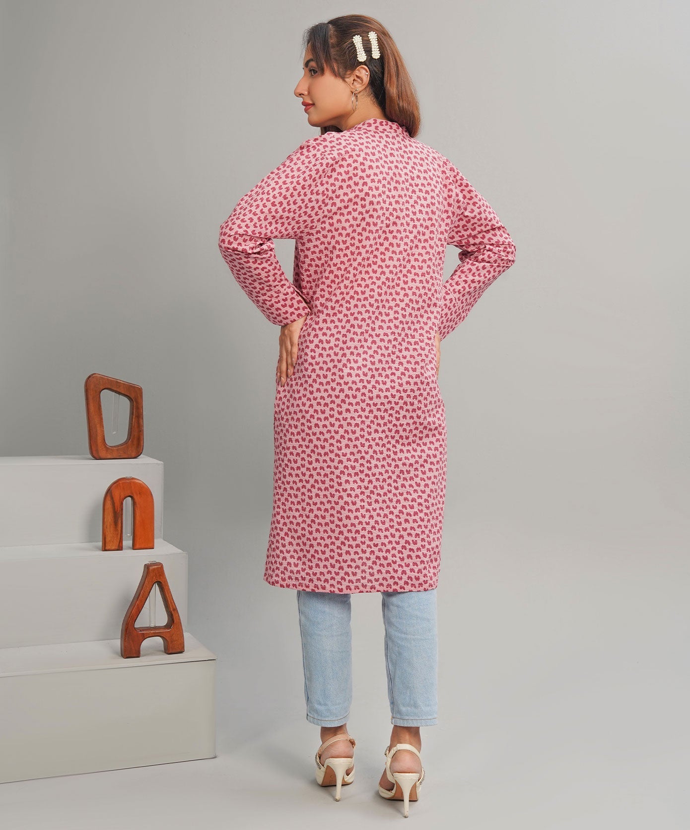 Blooming Heart Stitched Shirt