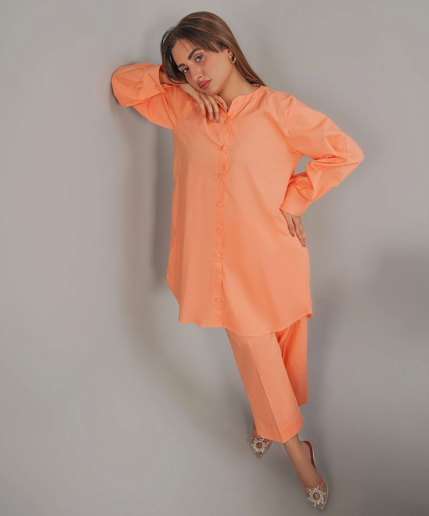 Pret Rust Stitched 2-Piece Solid Set