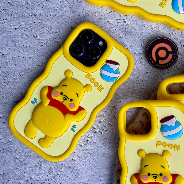 iPhone Pooh 3D Silicone Case