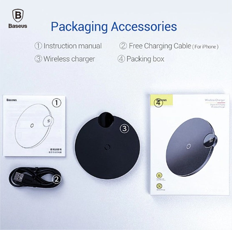Baseus LED Wireless Fast Charger
