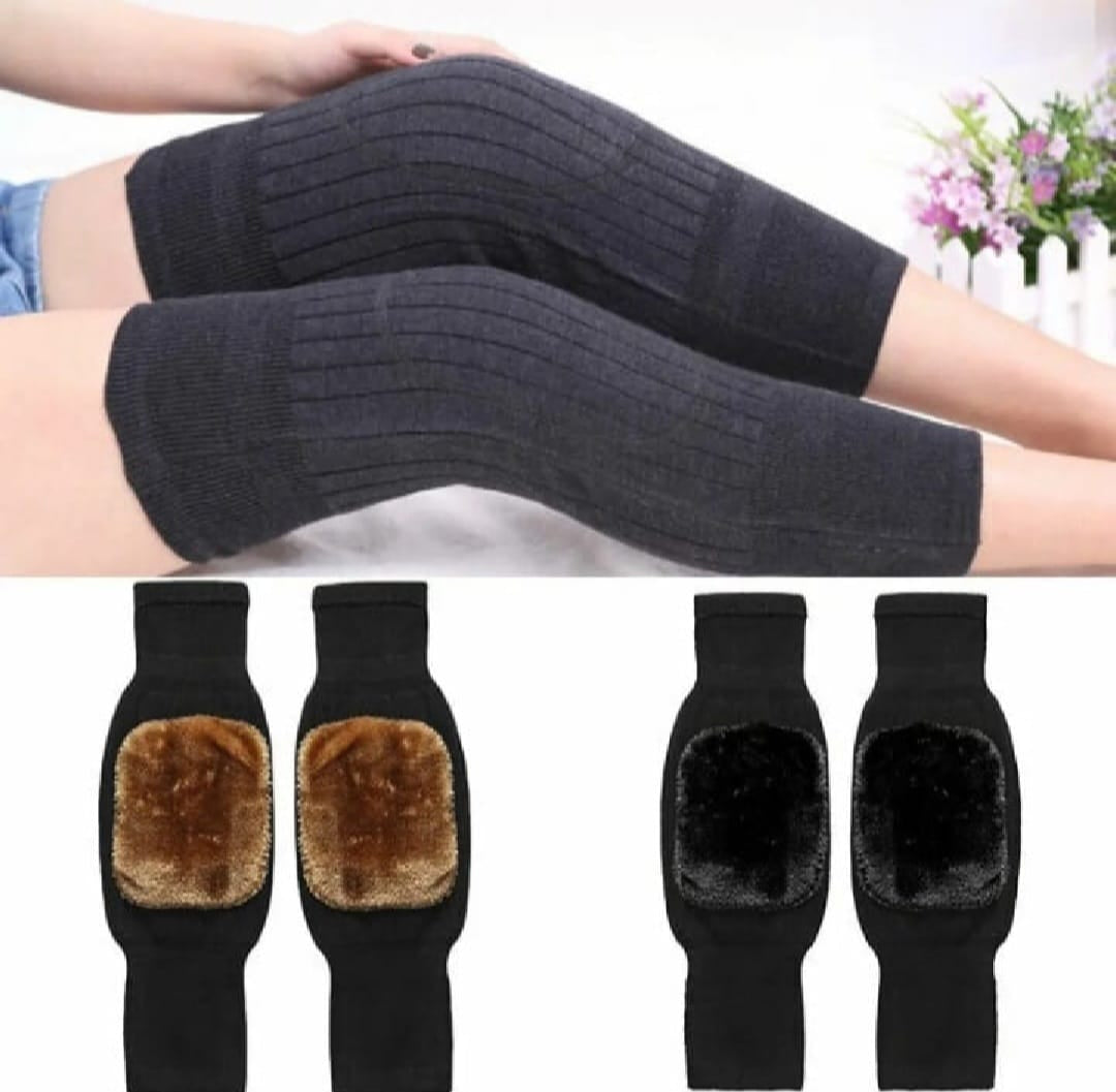 4-in-1 Comfort & Wellness Combo – Knee Warmer, Massage Gun, Heat Comb & Belly Cramp Belt