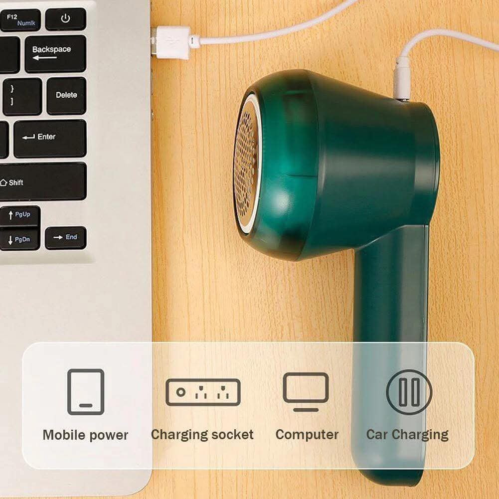 Rechargeable Fabric Lint Remover  Electric Clothes Fuzz Shaver for Sweaters & Wool