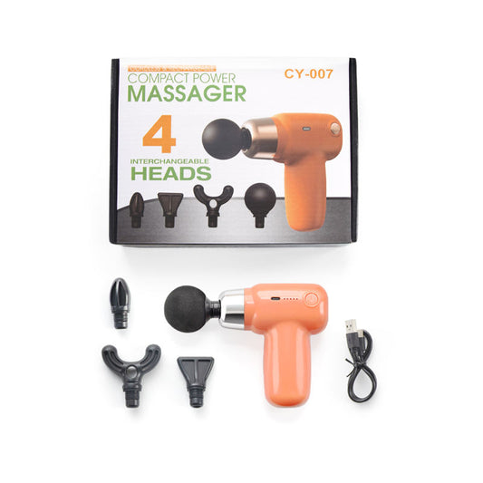 4-in-1 Comfort & Wellness Combo – Knee Warmer, Massage Gun, Heat Comb & Belly Cramp Belt