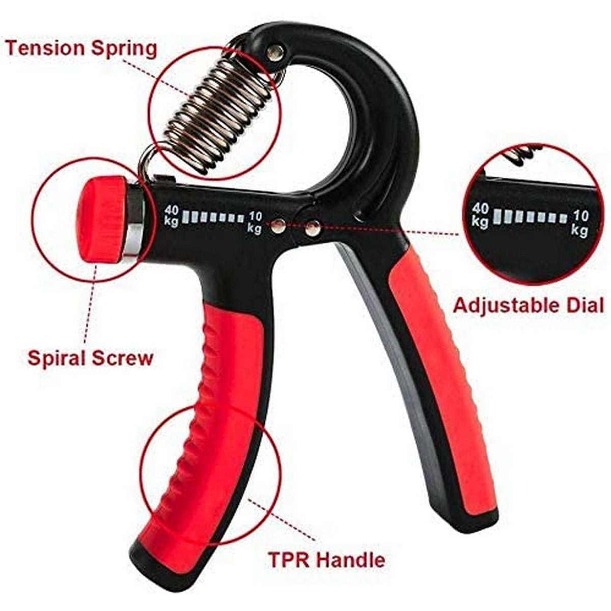 Automatic Hand Gripper Adjustable Wrist & Finger Exercise Tool for Strength Training
