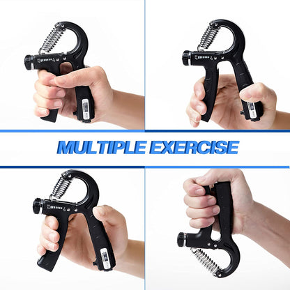 Automatic Hand Gripper Adjustable Wrist & Finger Exercise Tool for Strength Training