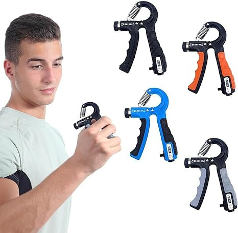 Automatic Hand Gripper Adjustable Wrist & Finger Exercise Tool for Strength Training