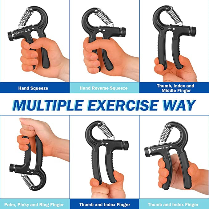 Automatic Hand Gripper Adjustable Wrist & Finger Exercise Tool for Strength Training