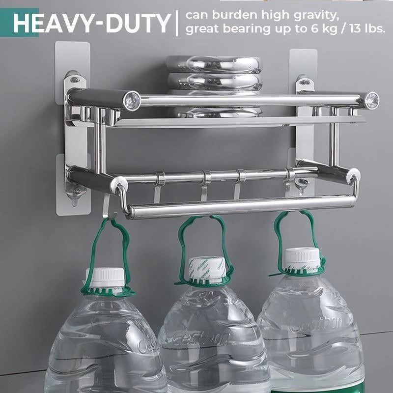 Adhesive Screw Sticker Wall Holder – Nail-Free Strong Wall Mount Hooks