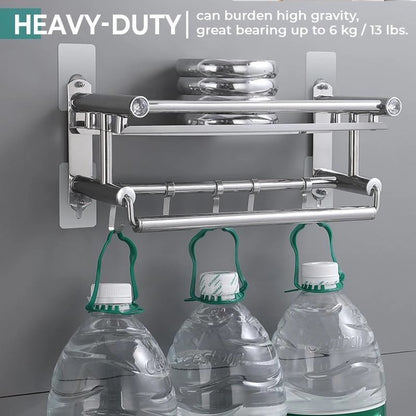 Adhesive Screw Sticker Wall Holder – Nail-Free Strong Wall Mount Hooks