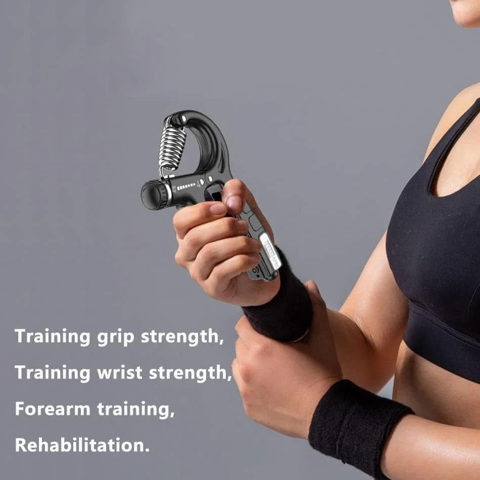Automatic Hand Gripper Adjustable Wrist & Finger Exercise Tool for Strength Training