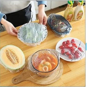 Food Shopper Bags Pack of 100 – Durable Plastic Grocery & Storage Bags