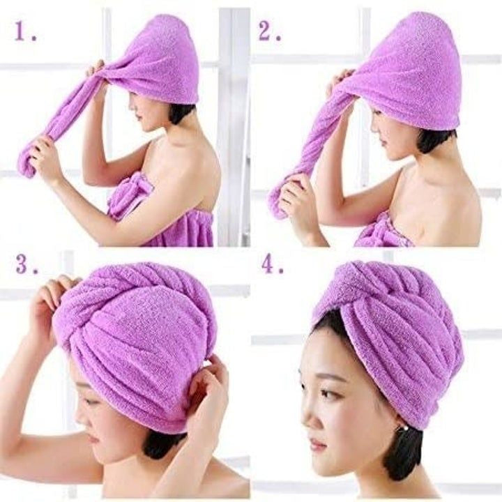 Microfiber Bath Towel for Women – Quick Dry Hair & Body Wrap