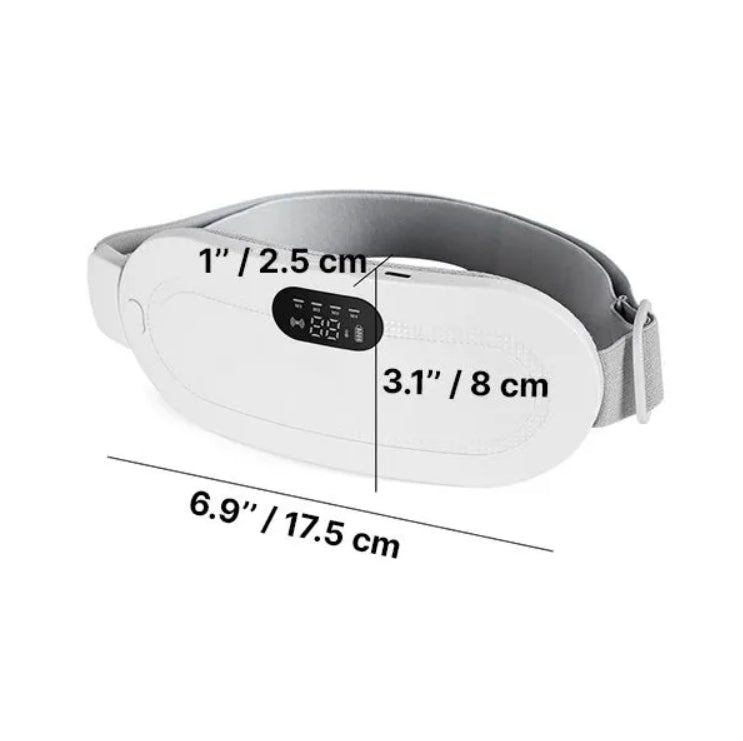 4-in-1 Cramp Relief Heating Belt – Pain Relief, Massage & Heat Therapy for Period Cramps and Back Pain