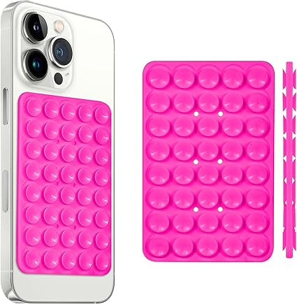 Anti-Slip Mobile Suction Mat  Strong Sticky Grip Pad for Phones, Car, and Desk