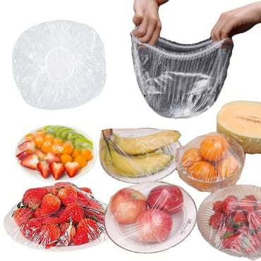 Food Shopper Bags Pack of 100 – Durable Plastic Grocery & Storage Bags