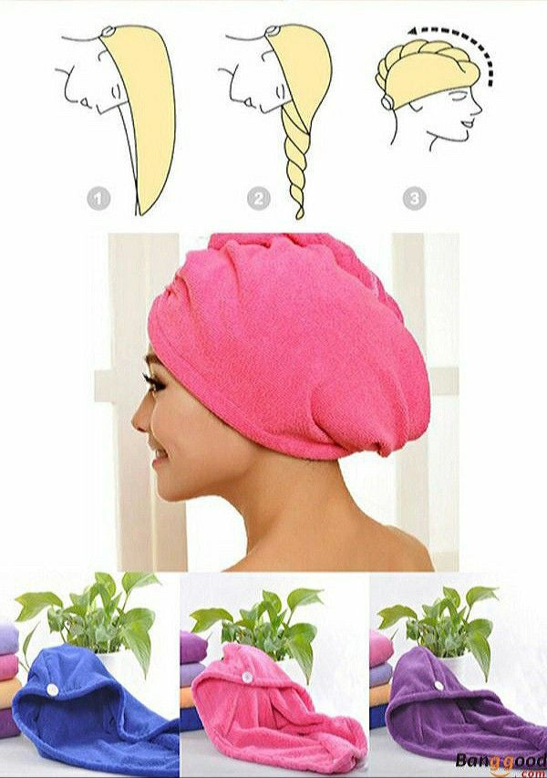 Microfiber Bath Towel for Women – Quick Dry Hair & Body Wrap