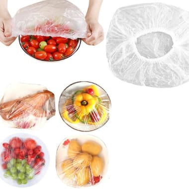 Food Shopper Bags Pack of 100  Durable Plastic Grocery & Storage Bags