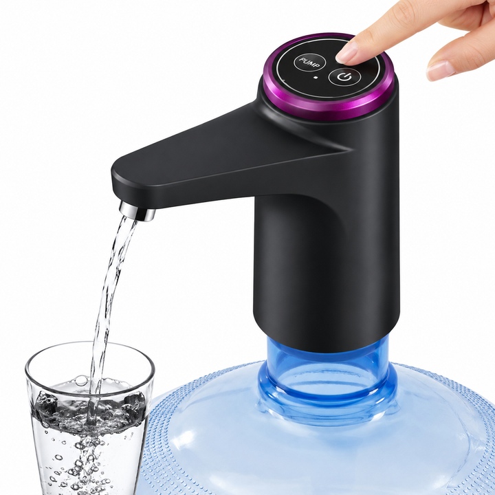 Electric Water Bottle Pump Dispenser – USB Rechargeable Automatic Water Pump