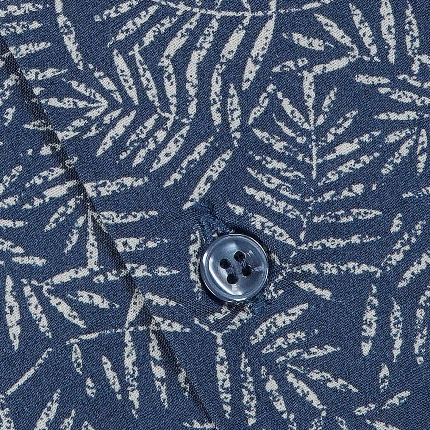 Cool Blue with Leaf Imprints  Premium Men's Shirt