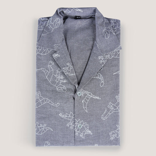 Dino Funk Drop Shoulder Premium Men's Shirt