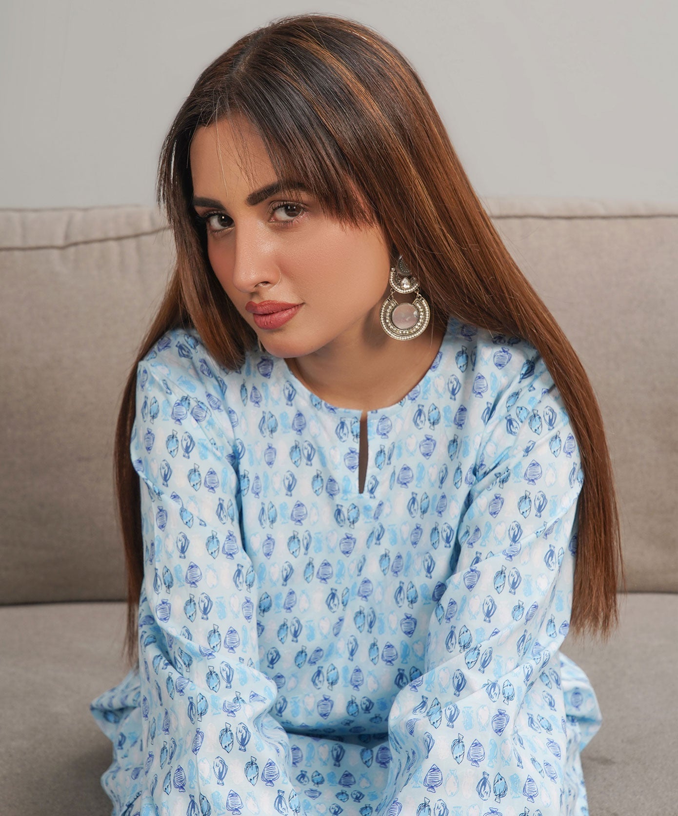 Funk Stitched 2-Piece Floral Set