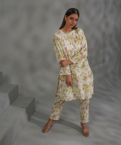 Gardenia Stitched 2-Piece Set