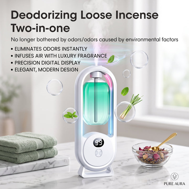 2-in-1 Electric Incense Burner & Air Fragrance Diffuser