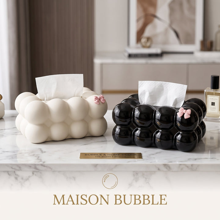Bubble Tissue Box – Modern Decorative Tissue Holder