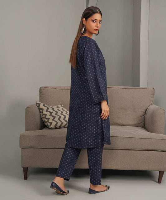 Midnight Flamingos Stitched 2-Piece Set
