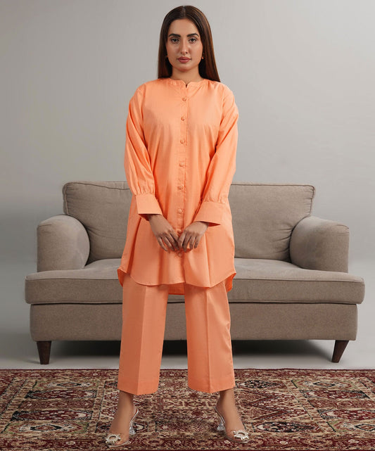 Pret Rust Stitched 2-Piece Solid Set