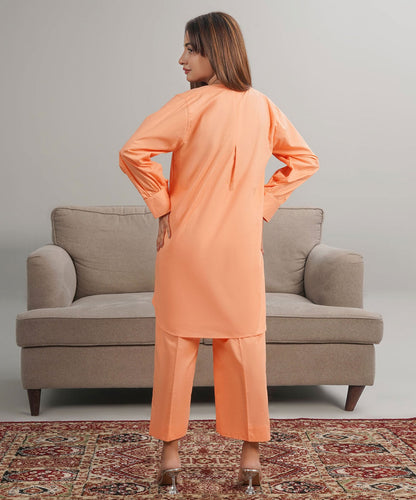 Pret Rust Stitched 2-Piece Solid Set