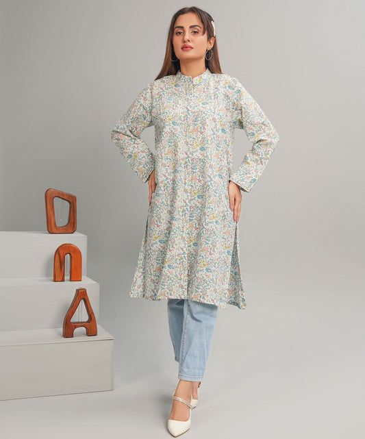 Summer Bloom  Stitched Shirt