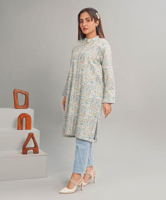 Summer Bloom  Stitched Shirt