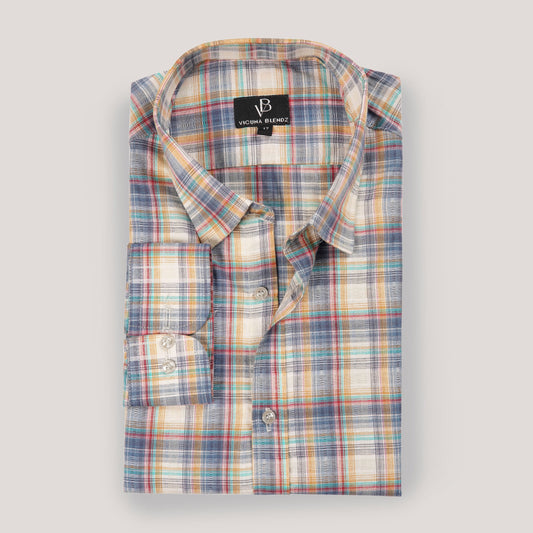 Summer Festive Multi Checks Premium Men's Shirt