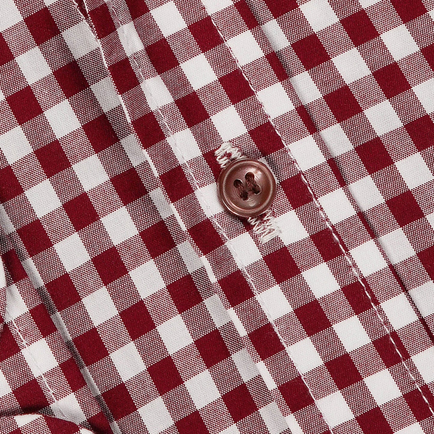 The Basic Maroon and White Premium Men's Shirt
