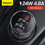 Baseus 24W Digital Display Car Charger