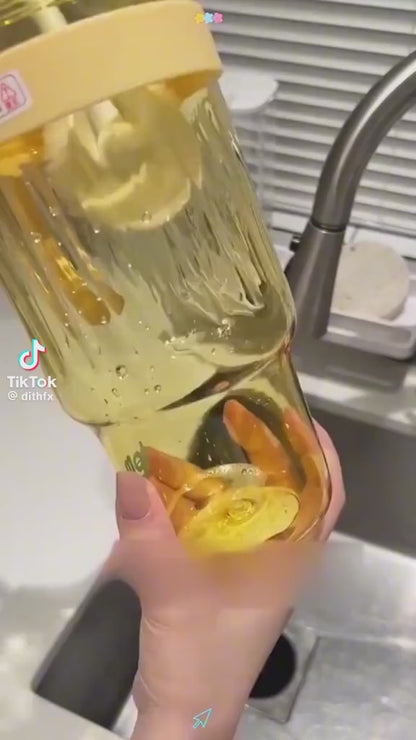 360° Rotating Bottle Cleaning Brush  Long Handle Soft Bristles for Baby Bottles, Jugs & Glasses