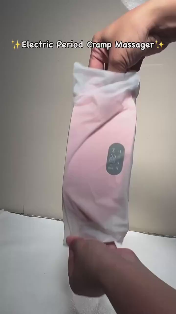 4-in-1 Cramp Relief Heating Belt – Pain Relief, Massage & Heat Therapy for Period Cramps and Back Pain